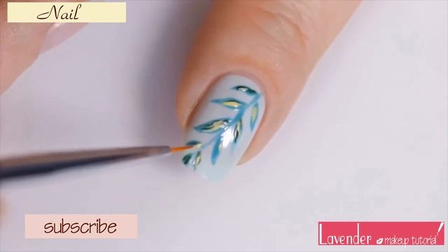 Makeup Tutorial : Nail design #13 - Best Nail Art Design (Lavender)