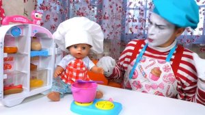 Видео игры - Вкусняшки для куклы БЕБИ БОН! - Детские игры готовить. Мультик для детей с Baby Born