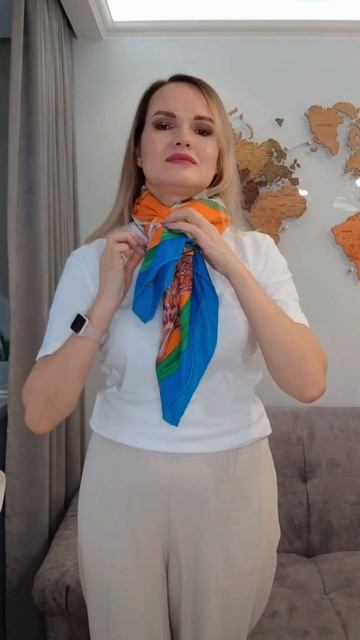 Носим платок красиво❤️#каккрасиво #какноситьплаток #модаистиль