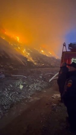 Не опять а снова. В Новороссийске вновь горит мусорный полигон