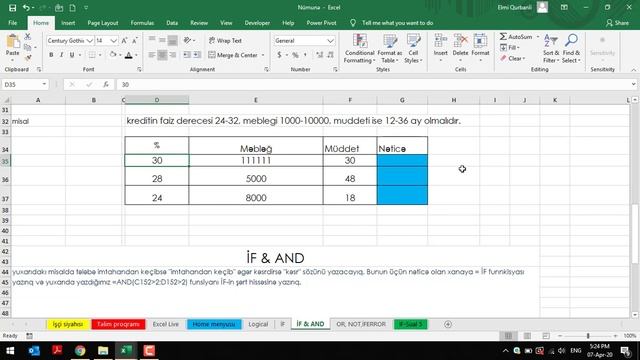 Coach Academy.Excel dərsləri - Dərs 3. смотреть онлайн