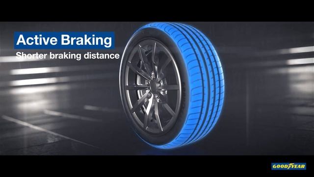 Goodyaer Eagle F1 Asymmetric 5 - технология ActiveBraking смотреть онлайн