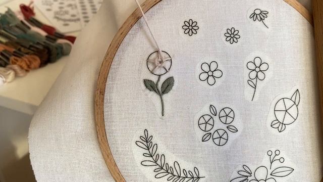 Стикеры водорастворимые для вышивания гладью Вышивка для начинающих смотреть онлайн