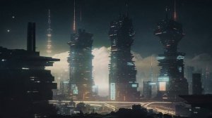 TOKYO 2077 Cyberpunk City Ambient Music ASMR Sci Fi