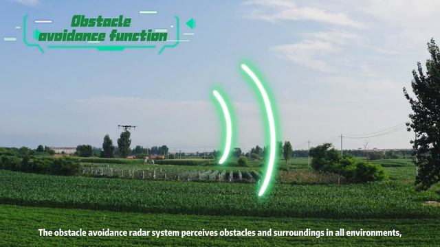 Obstacle avoidance radar for agriculture spraying drones - Aolan drone manufacturer