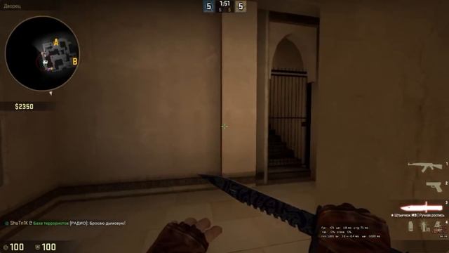 ШОУМАТЧ TEAM ACOOL VS TEAM PATT - 1 КАРТА DE_MIRAGE смотреть онлайн