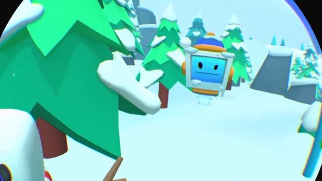 The hot tub is frozen!  Vacation Simulator 2