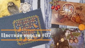 Цветная неделя 87 // 13.02.25-19.02.25. Панна, Совиный лес, Риолис, Жар-Птица, Кулакова, Vervaco