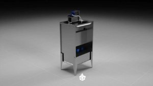 Покрасочная камера с водяной завесой модель ОКВ 1000