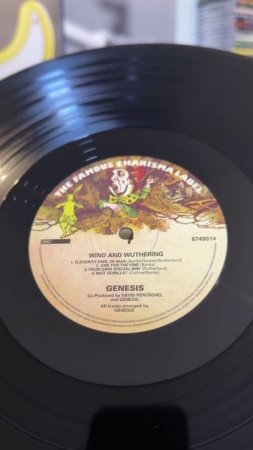 Распаковка винила Genesis – Wind & Wuthering (1976/2018 Charisma)