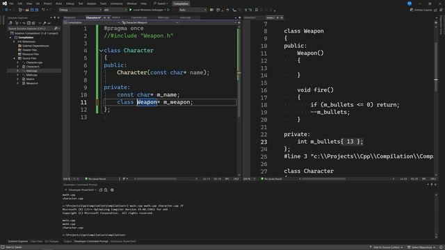 05.🕹️ Сборка C++ проектов. Linker. Forward declaration. Game Engine серии смотреть онлайн