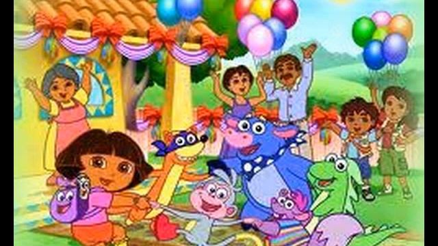 Cartoon - Dora having Party смотреть онлайн