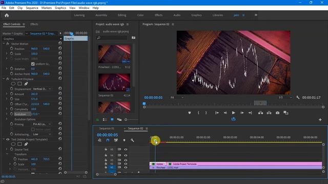 How to Make Audio Wave RGB Tittle Effect On Premiere Pro!!! APT смотреть онлайн