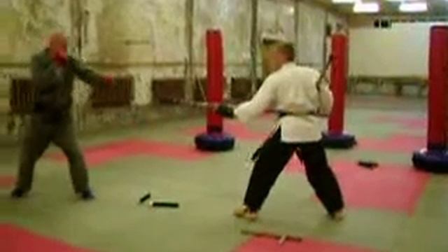 КЭМПО Бердск - вооружился в две руки палками.AVI смотреть онлайн