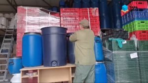 Пластиковый бак 205 литра