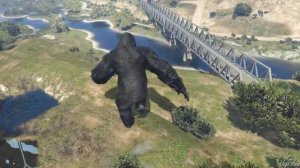 KING KONG gameplay - GTA 5 script mods by JulioNIB