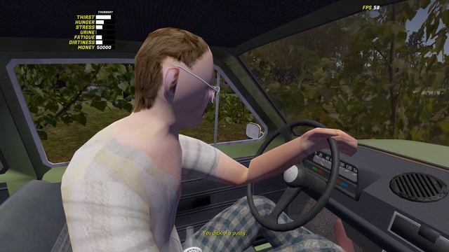 My Summer Car - ПОЙМАЛ ПОПУТКУ, ЕДУ С ГОРОДА ДОМОЙ. смотреть онлайн