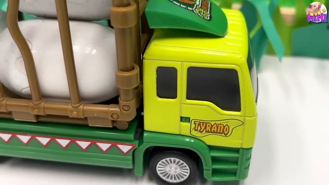 DIY Volcano Island With 30 Dinosaurs | Diorama For Dino | TRex Triceratops смотреть онлайн