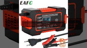1005005636642317 Car Battery Charger 12V 6A Pulse Repair LCD Display Smart Fast Charge