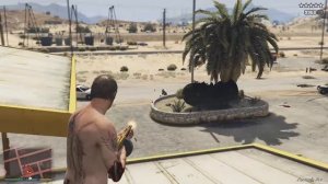 GTA 5 - Trevor's FIVE STAR COP BATTLE At SANDY’S GAS STATION (GTA V Funny Moment)