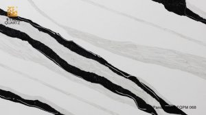 Кварцевый камень Panda White EQPM 068 ETNA QUARTZ