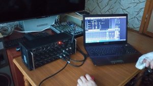 проверка входных/выходных каналов на Behringer XR18