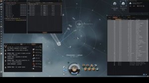 EVE Online. Russian Federation co. Копка льда флотом из одного человека