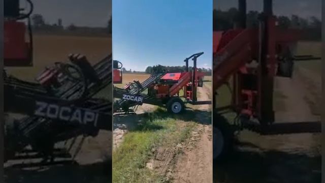 Современная техника Zocapi для уборки чеснока. смотреть онлайн