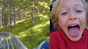 Тобогган (Тобоган) в Андорре. 5 километров на скорости в настоящем лесу на Tobotronc !