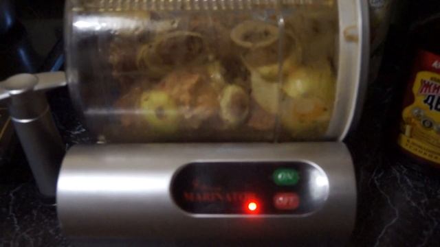 Маринатор Astor (9 минут) Шашлык,процесс маринования с луком и специями
