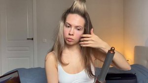 ОБЪЕМНАЯ  укладка на DYSON / на пористые и волнистые волосы