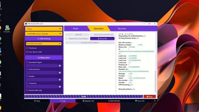 Tecno Pova 4 Pro (LG8n) FRP via TFM TOOL #shorts
