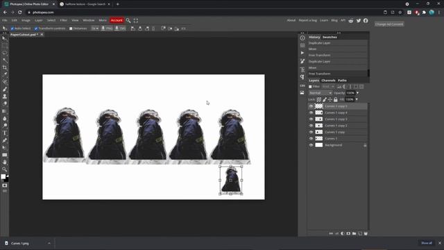 PAPER TRANISITION EFFECT [DA VINCI RESOLVE/PHOTOSHOP] смотреть онлайн