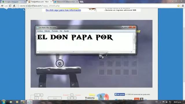 Jugando Happy Wheels #5-LIVE-Marcovin14, Multi Exterminador 2000 y Lloyd zx Garmaddon (NO Comentado смотреть онлайн