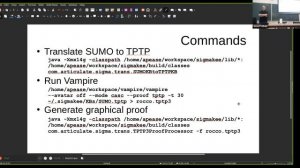 A SUMO Walkabout: Expressing a Situation Calculus Problem in SUMO