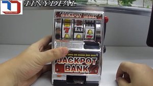 Игровой автомат "Однорукий бандит" игрушка. Черный