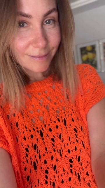 До и после 🍊с хлопком Овца БеБе. Расход на изделие меньше 400 гр #вязание #пряжадлявязания смотреть онлайн