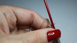 Набор петель для вязания носков на 5 спицах.