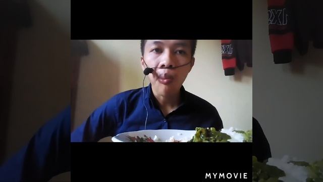 ASMR MUKBANG NASI SAMA DAUN SINGKONG + SAMBAL bikin ngiler auto pengen makan смотреть онлайн