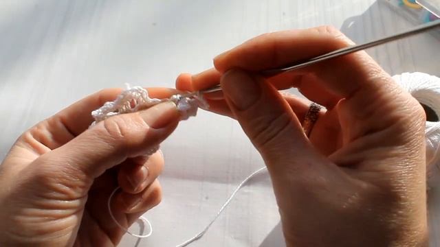 Красивая снежинка крючком смотреть онлайн