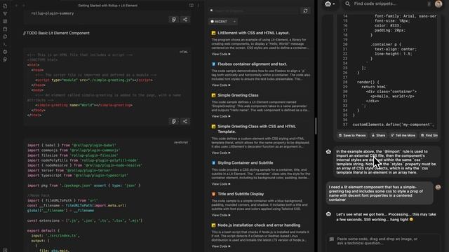 Obsidian + Pieces for Developers Copilot & Workflow Activity. Better Together. Split Screen Pro-Tip