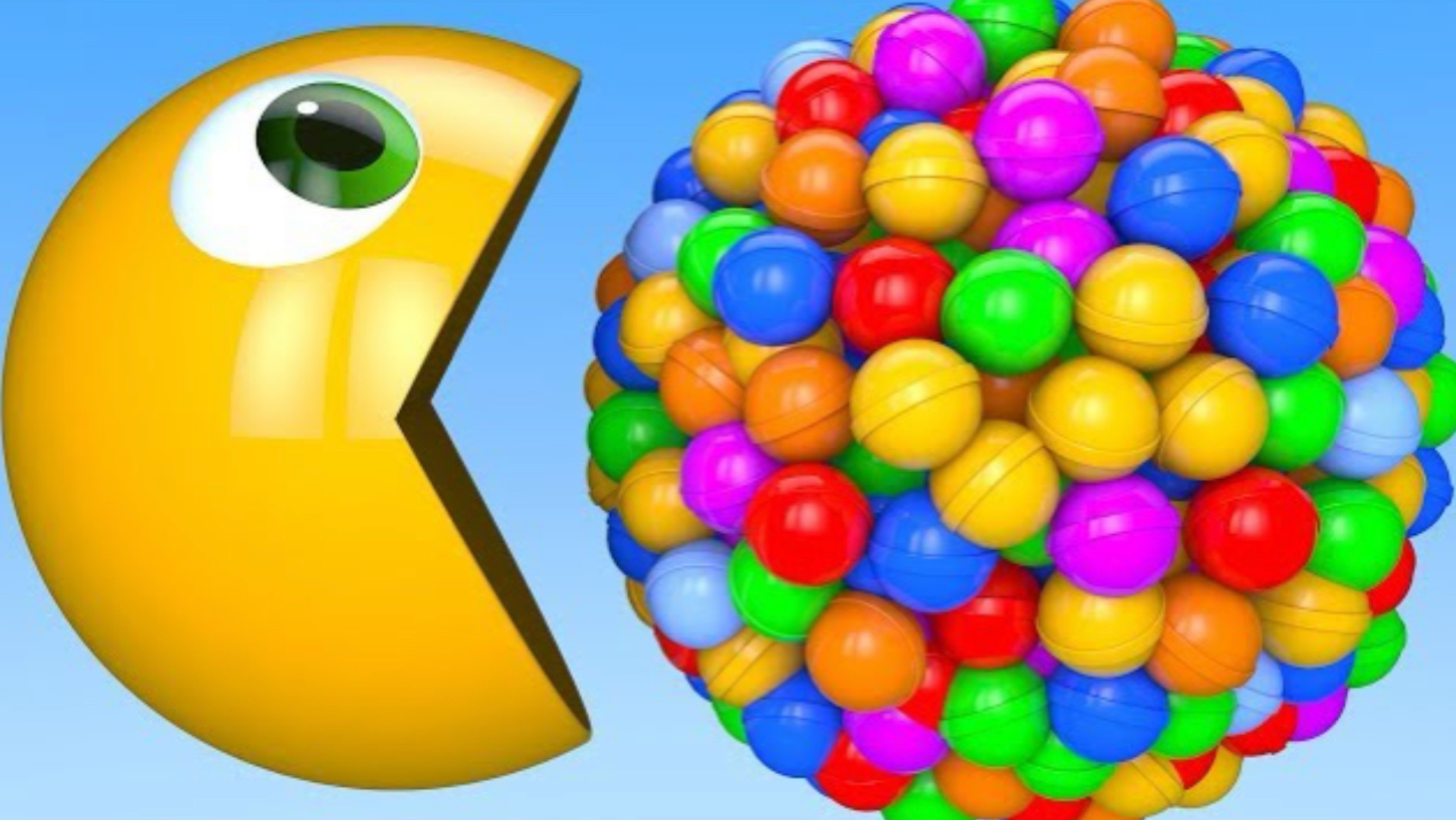 Изучаем цвета с PACMAN и Farm Lollipop Twinkle Twinkle Little Star Уличное транспортное средство