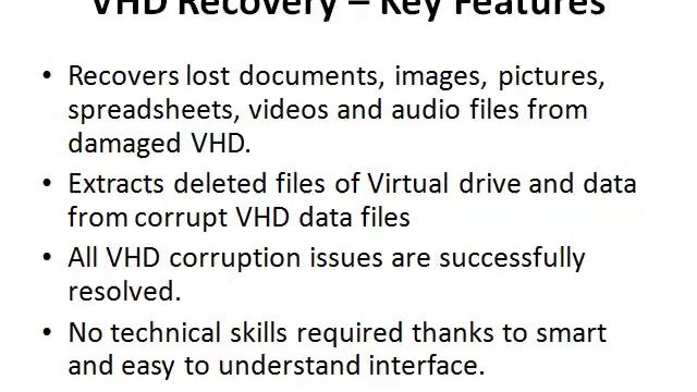 VHD Recovery Tool смотреть онлайн