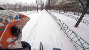 BornToRide: Поездка на велосипеде зимой 3