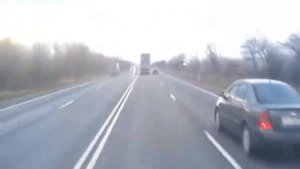 Фура на скорости 150 км/ч