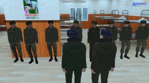 Встреча командира войсковой части