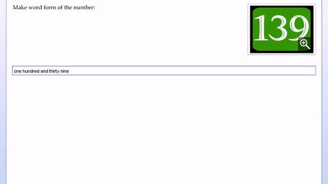 Numeric to Word Form Number Conversion