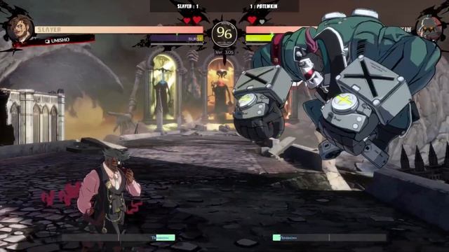 GGST | UMISHO (Slayer) VS Ran_Fitzy (Potemkin) | Guilty Gear Strive High level gameplay
