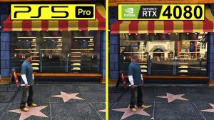 GTA 5 PS5 Pro vs RTX 4080 Enhanced Edition