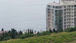 Виды на Гурзуф с гурзуфского шоссе.